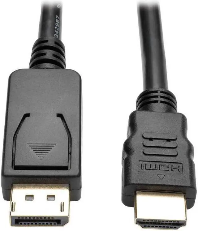 Main image of Tripp Lite 6ft DisplayPort to HDMI Adapter Converter Cable DP w/ Latches to HDMI