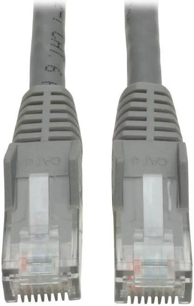 Alt view image 9 of 10 - TRIPP LITE N201-050-GY 50FT CAT6 GIGABIT SNAGLESS MOLDED PATCH CABLE RJ45 M/M GRAY