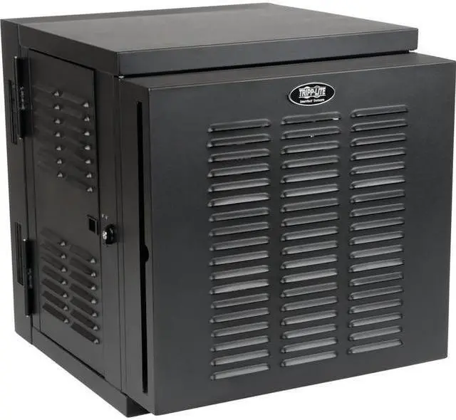 Alt view image 2 of 3 - Tripp Lite SmartRack 12U Switch-Depth Wall-Mount Small Rack Enclosure for Harsh Environments Hinged Back 230V - For LAN Switch, Patch Panel - SRWX12USNEMA