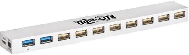 Alt view image 13 of 16 - Tripp Lite U360-010C-2X3 10-Port USB 3.0 / USB 2.0 Combo Hub