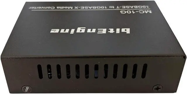 Alt view image 5 of 7 - 10G Media Converter, 10 Gigabit Copper to 10G Fiber Ethernet, Unmanaged 1x 1G/2.5G/5G/10GBase-T RJ45 to 1x 10GBase-X SFP+ Slot, Support 10G SR/LR SFP+ Module, Single