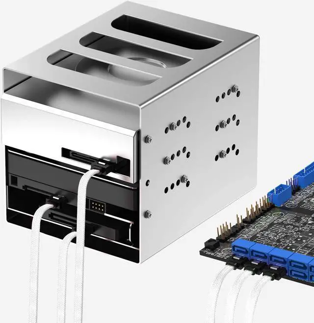 Alt view image 3 of 7 - 3PACK SATA Cable III 3 Pack 6Gbps Straight HDD SDD Data Cable with Locking Latch 50cm 18 Inch for SATA HDD, SSD, CD Driver, CD Writer, White