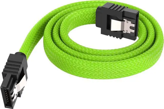 Alt view image 7 of 7 - 3PACK SATA Cable III 3 Pack 6Gbps Straight HDD SDD Data Cable with Locking Latch 50cm 18 Inch for SATA HDD, SSD, CD Driver, CD Writer, Green
