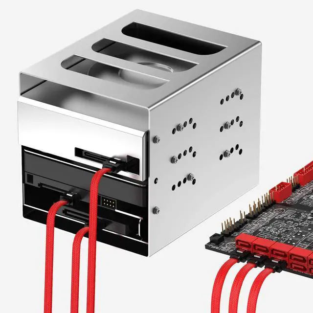 Alt view image 6 of 7 - 3PACK SATA Cable III 3 Pack 6Gbps Straight HDD SDD Data Cable with Locking Latch 18 Inch for SATA HDD, SSD, CD Driver, CD Writer Red