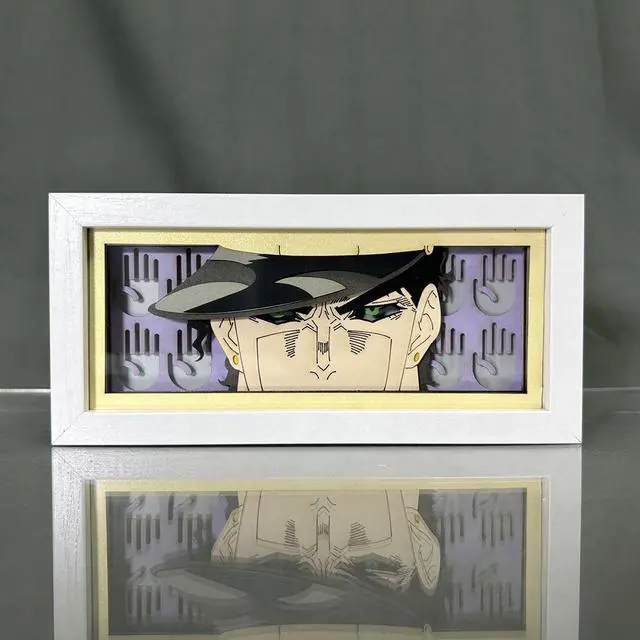 Alt view image 3 of 4 - Anime Lamp JoJo Bizarre Adventure Figure Bedroom Decor Night Light Birthday Gift JJBA Led Light Kujo Jotaro