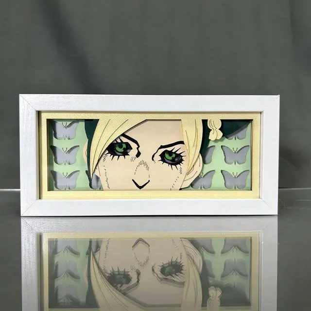 Alt view image 2 of 4 - Anime Lamp JoJo Bizarre Adventure Figure Bedroom Decor Night Light Birthday Gift JJBA Led Light Jolyne Cujoh