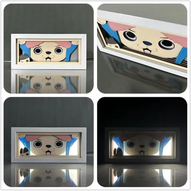 Alt view image 2 of 3 - Anime Lamp Tony Tony Chopper Figure For Bedroom Decor Night Light Led Light Anime Atmosphere Desk Lamp