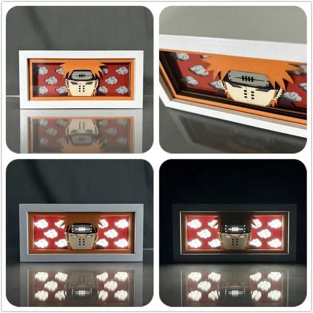 Alt view image 2 of 3 - Anime Lamp Pain Figure Bedroom Decor Night Light Birthday Gift   Led Light