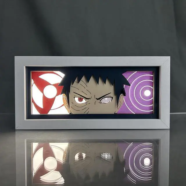 Main image of Anime Lamp Uchiha Obito Figure Bedroom Decor Night Light Birthday Gift Led Light