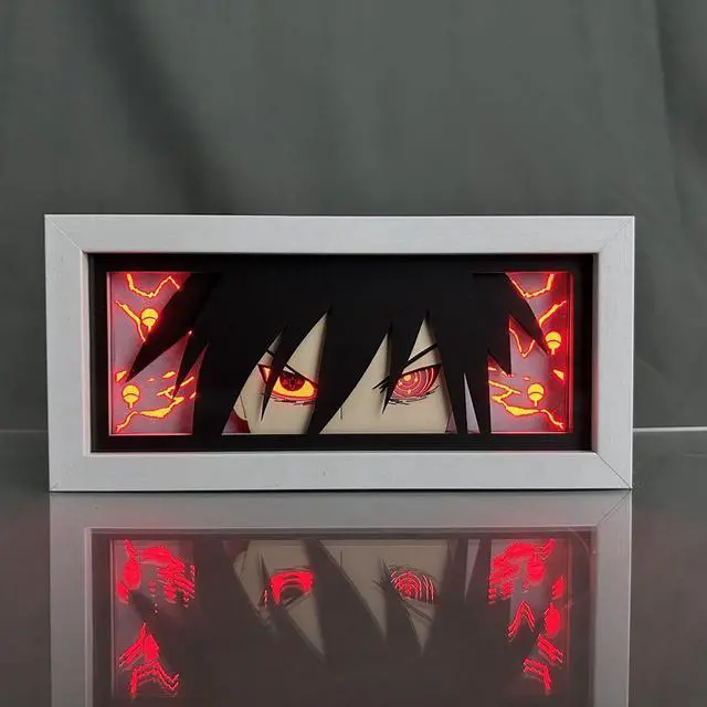 Main image of Anime Lamp Uchiha Sasuke/ Figure Bedroom Decor Night Light Birthday Gift Led Light