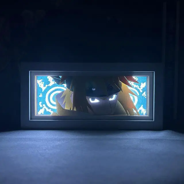 Alt view image 2 of 5 - Anime Lamp Namikaze Minato Figure Bedroom Decor Night Light Birthday Gift Led Light