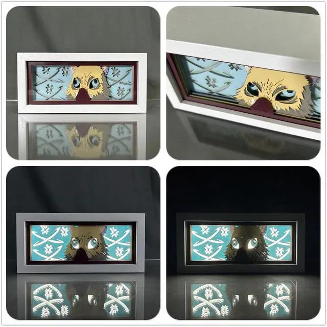 Alt view image 2 of 3 - Anime Lamp Hashibira Inosuke Figure Bedroom Decor Night Light Birthday Gift Led Light