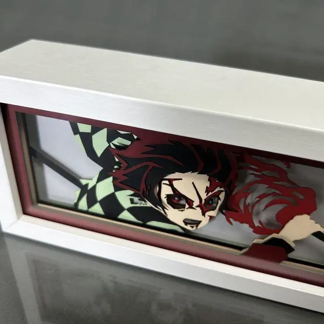 Alt view image 3 of 3 - Anime Lamp Kamado Tanjirou /Figure Bedroom Decor Night Light Birthday Gift Led Light