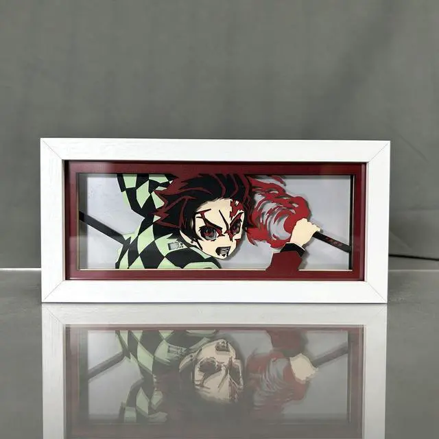 Alt view image 2 of 3 - Anime Lamp Kamado Tanjirou /Figure Bedroom Decor Night Light Birthday Gift Led Light