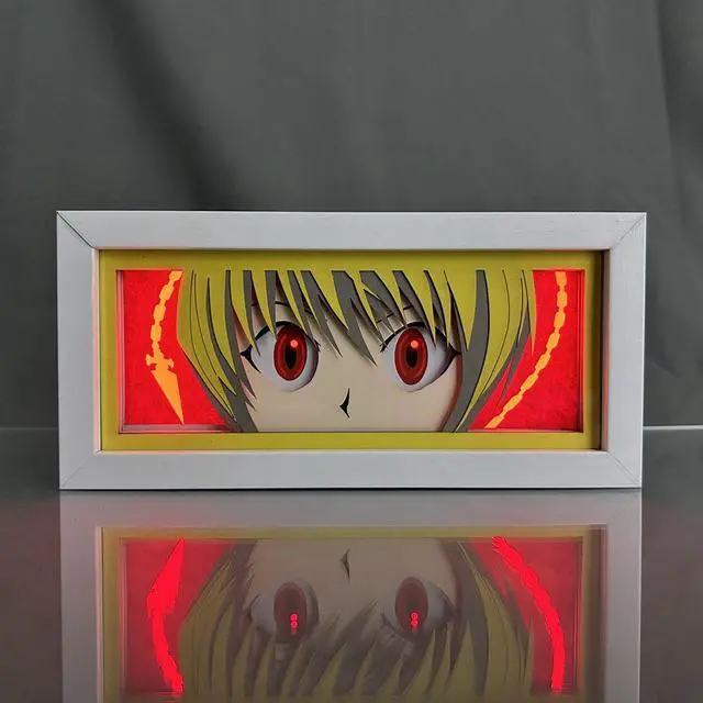 Main image of Anime Lamp Kurapika Figure For Bedroom Decor Night Light Led Light Anime Atmosphere Desk Lamp