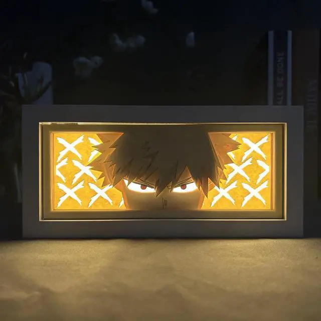 Alt view image 2 of 5 - Anime Lamp Bakugou Katsuki Figure Night Light Bedroom Decor Led Light Anime Desk Lamp Birthday Gift