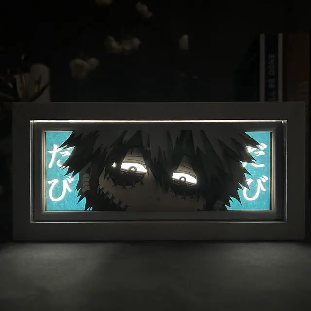 Alt view image 2 of 5 - Anime Lamp Dabi Figure Night Light Bedroom Decor Led Light Anime Desk Lamp Birthday Gift