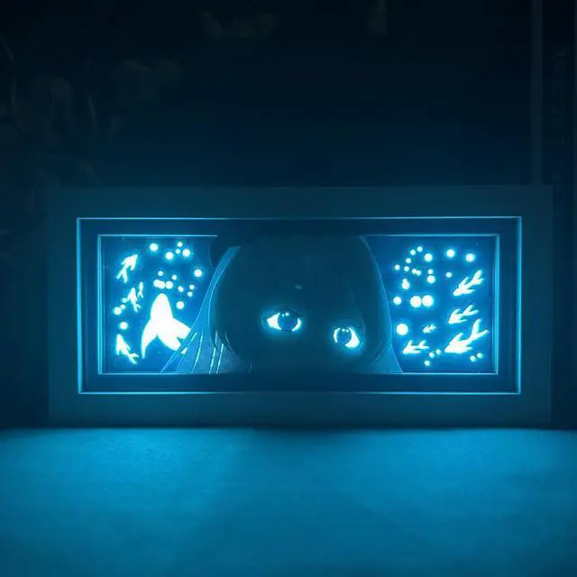 Alt view image 2 of 5 - Genshin Impact Anime Lamp Sangonomiya Kokomi Figure Night Light Bedroom Decor Led Light Anime Desk Lamp Birthday Gift