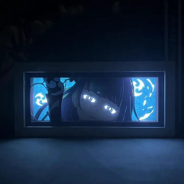 Alt view image 2 of 5 - Genshin Impact Anime Lamp Raiden Shogun Figure Night Light Bedroom Decor Led Light Anime Desk Lamp Birthday Gift