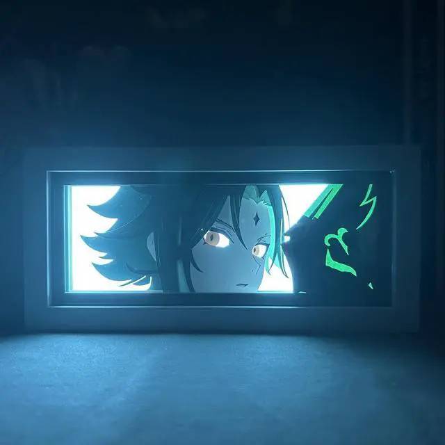 Alt view image 2 of 5 - Genshin Impact Anime Lamp Xiao Figure Night Light Bedroom Decor Led Light Anime Desk Lamp Birthday Gift