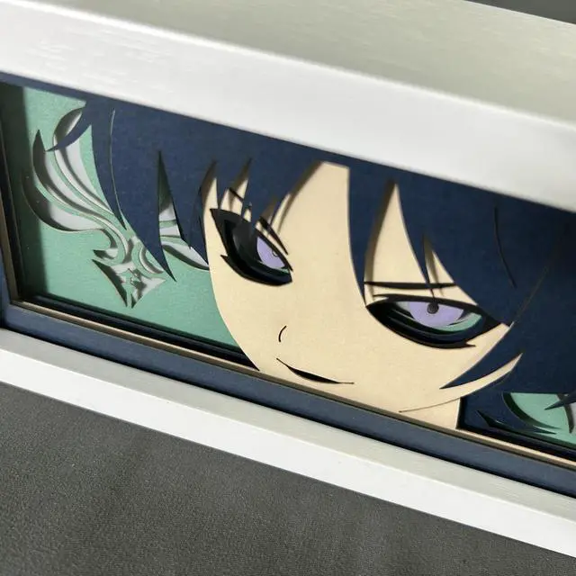 Alt view image 2 of 4 - Genshin Impact Anime Lamp Wanderer Figure Night Light Bedroom Decor Led Light Anime Desk Lamp Birthday Gift