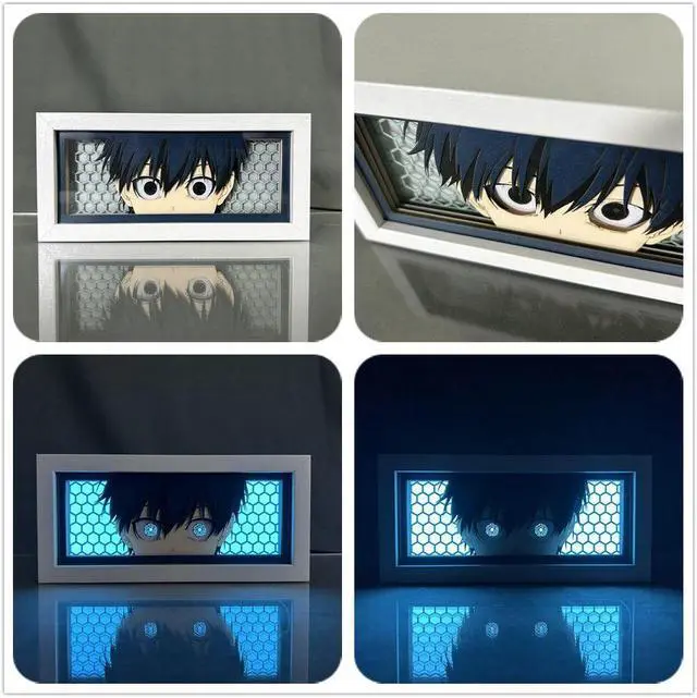 Alt view image 2 of 4 - BLUE LOCK Anime Lamp Isagi Yoichi Figure Bedroom Decor Night Light Birthday Gift Led Light