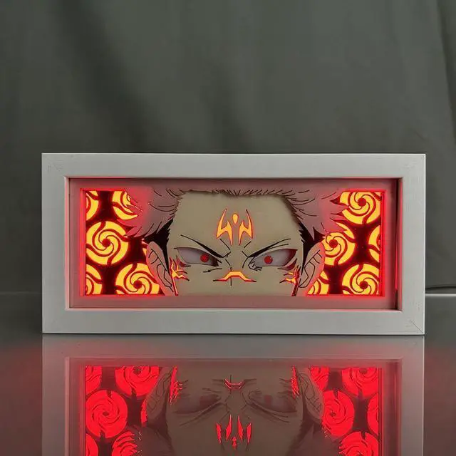 Main image of Anime Lamp Ryomen Sukuna Figure Night Light Bedroom Decor Led Light Anime Desk Lamp Birthday Gift