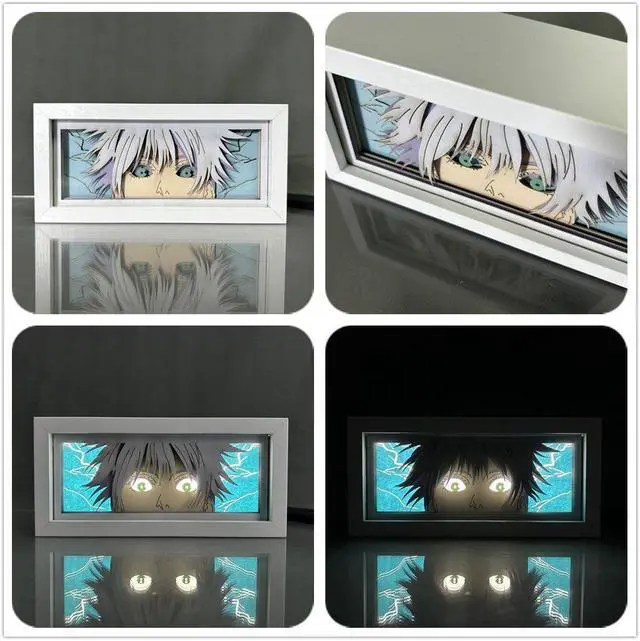 Alt view image 2 of 3 - Anime Lamp Satoru Gojo/ Figure Night Light Bedroom Decor Led Light Anime Desk Lamp Birthday Gift