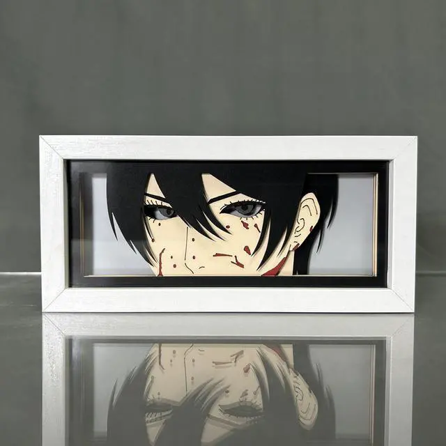 Alt view image 2 of 4 - Anime Lamp Mikasa Ackerman Figure Night Light Bedroom Decor Led Light Anime Desk Lamp Birthday Gift