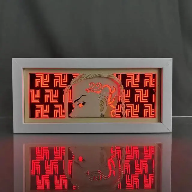 Main image of Anime Lamp Draken Figure Night Light Bedroom Decor Led Light Anime Desk Lamp Birthday Gift Red