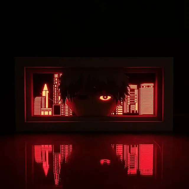 Alt view image 2 of 6 - Anime Lamp Kaneki Ken Figure Night Light Bedroom Decor Led Light Anime Desk Lamp Birthday Gift