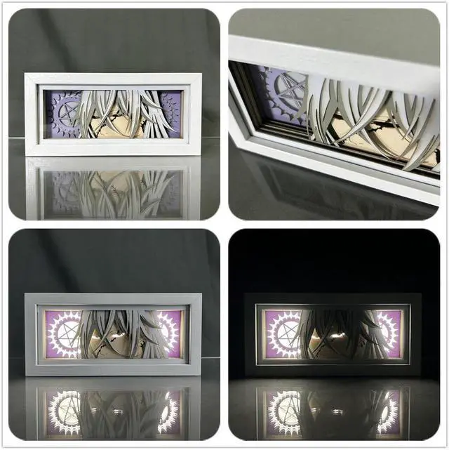Alt view image 2 of 3 - Anime Lamp UNDER TAKER Figure Night Light Bedroom Decor Led Light Anime Desk Lamp Birthday Gift