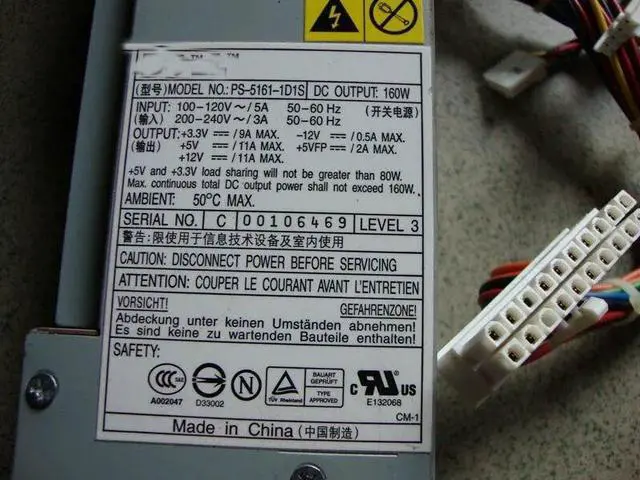 Alt view image 2 of 3 - For DELL 865 PS-5161-7D2S PS-5161-1D1S Power Supply GX240 GX270 Small Case
