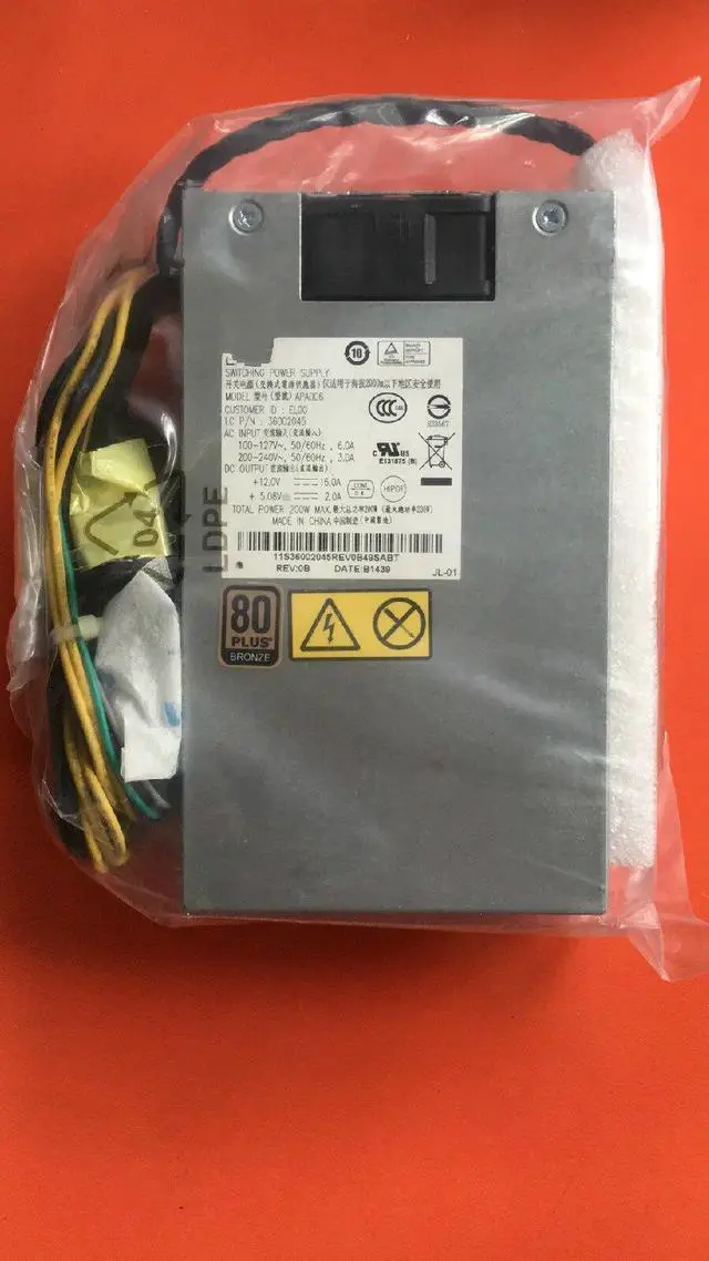 Alt view image 5 of 5 - For Lenovo APA006B325 B320 B340 B520 540 power supply HKF2002-32 FSP200-20si