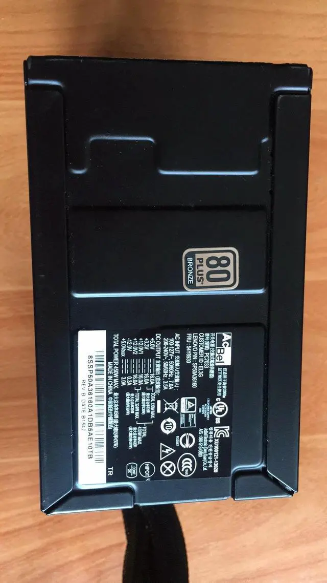 Alt view image 4 of 5 - For Lenovo Y900 Y700 Front Line K Blade 9000 7000 24-pin 450w Gold Power PC7033-EL3G