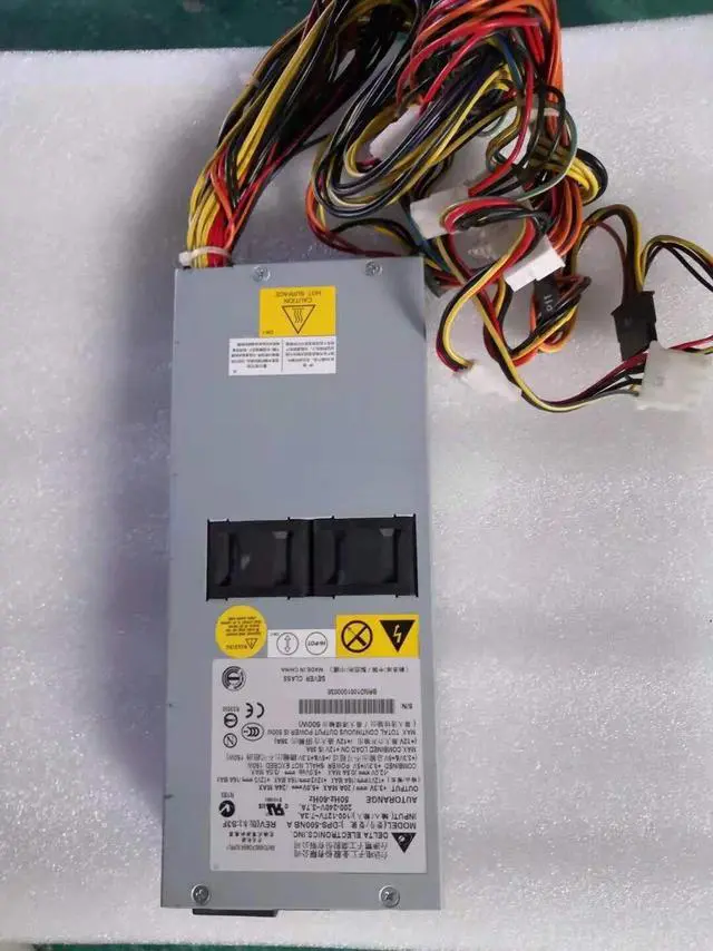 Alt view image 2 of 3 - For Delta DELTA DPS-500NB A 1U 500W Server Power Supply