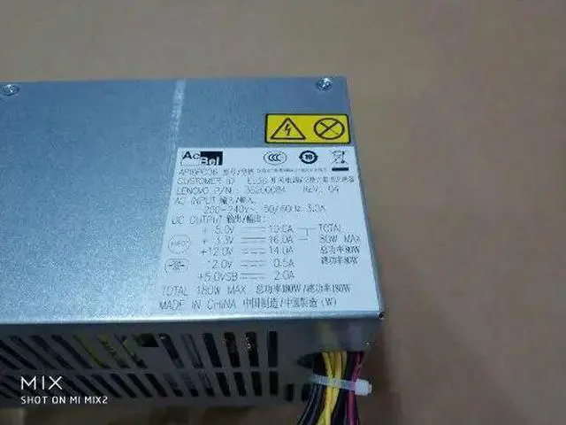 Alt view image 2 of 5 - For Lenovo for Huntkey HK280-22GP for Kangshu API6PC06 FSP180-50psa 180W power supply
