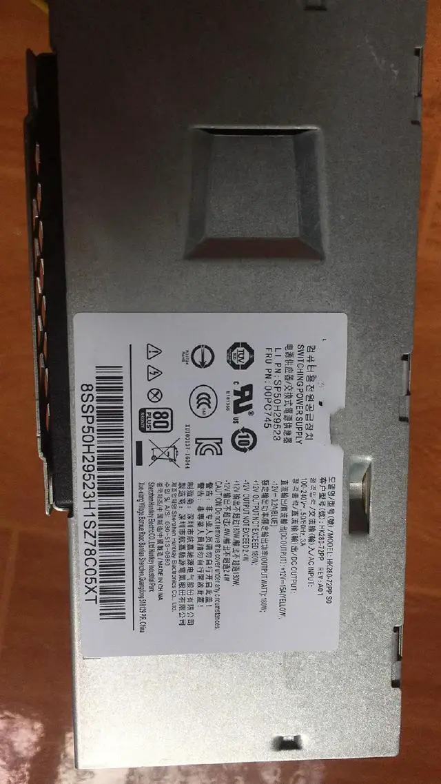 Alt view image 4 of 5 - For Lenovo PA-2181-2 HK280-72PP PCG010 FSP180-20TGBAB 10-pin power supply