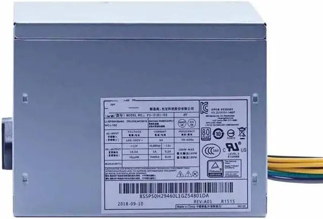 Alt view image 4 of 5 - For Lenovo HK28 0-23FP General PCB037 PS-3181-1 14-pin desktop small power supply