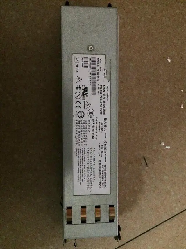 Alt view image 2 of 3 - For DELL server power supply PE2950 2850 12V62A750W power supply NY526 Y8132