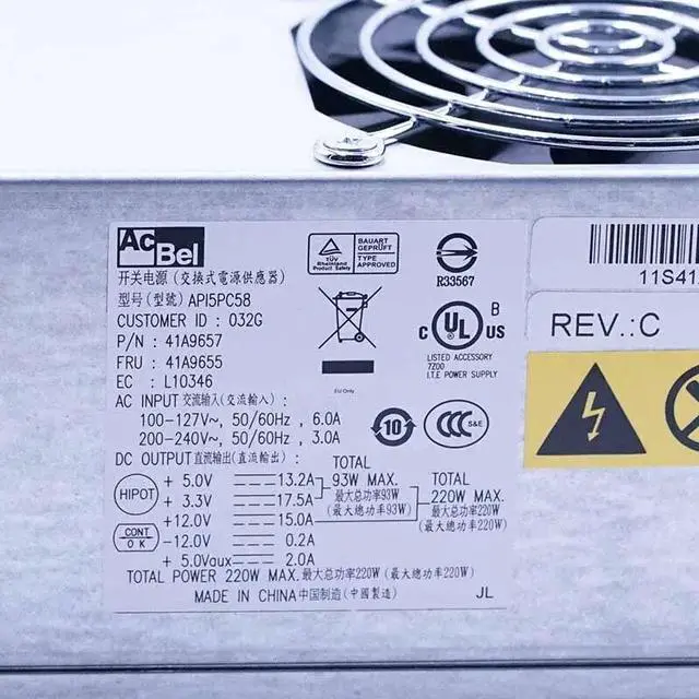 Alt view image 2 of 5 - For Lenovo AP15PC58 HK280-62GP FSP180-60SLV DPS-180KB-6 small power supply