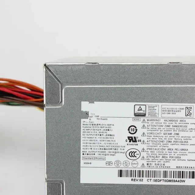 Alt view image 2 of 3 - For HP 280 490 G2 G1 Desktop power supply D13-180P1A PCB230 D11-300P1A