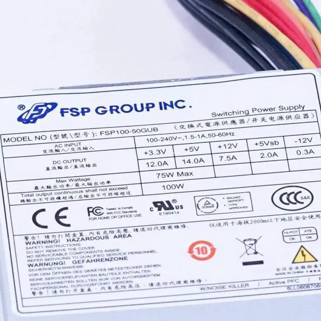 Alt view image 2 of 4 - FSP100-50GUB FLEX industrial control server switch firewall NAS small 1U power supply