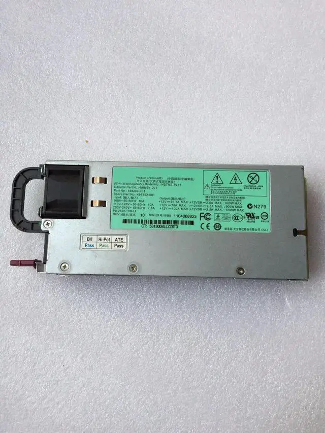 Main image of 1200w Switching Power Supply For HSTNS-PL11 DL580 490594-001 438203-001 498152-001