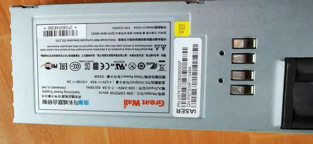 Alt view image 4 of 5 - FSA035 GW-CRPS550-2H switch voltage stabilizer server power supply 240V3.5A spot