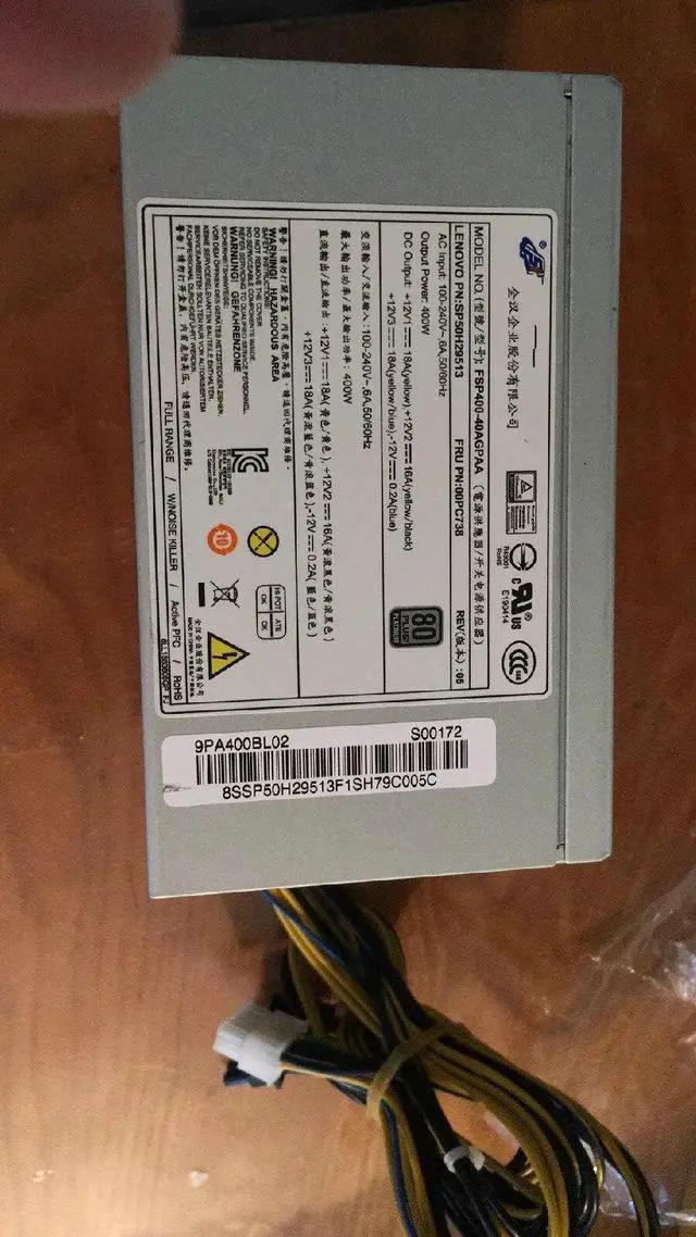 Alt view image 2 of 5 - For Yangtian A7040c A7000c A4900c 720-18 p318 p330 p320 workstation 400w power supply