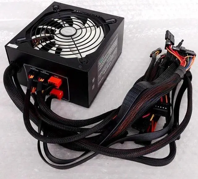 Alt view image 2 of 3 - 600W module power supply Water-cooled silent power supply 500W 700W desktop host power supply