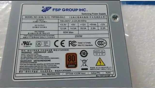 Alt view image 3 of 4 - For Quan Han EFAP-M251 FSP250-50LC RP-2005-00 FLEX Small 1U 250W Industrial Power Supply