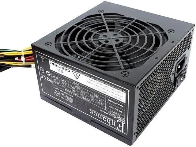 Alt view image 2 of 3 - For Enhance ATX0760GA2 600W Gold Power Supply Desktop Host Power Supply Server Power Supply