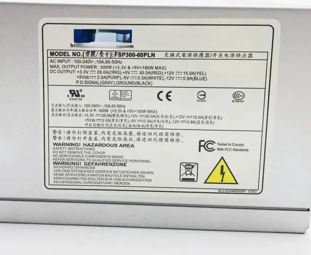 Main image of For FSP300-60PLN 610L/610H IPC Power Supply